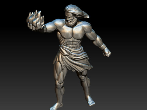 Man Prometheus 3D MODEL STL file for 3D printing 3D Baskı Modeli