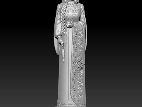 Makosh goddess 3D MODEL STL file for 3D printing 3D 프린트 모델