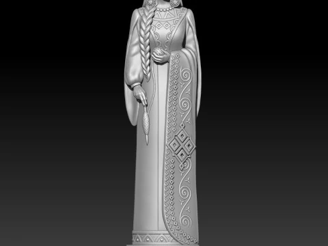 Makosh goddess 3D MODEL STL file for 3D printing 3D Print Model