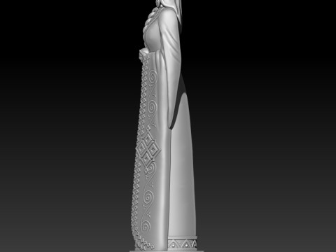 Makosh goddess 3D MODEL STL file for 3D printing 3D 프린트 모델