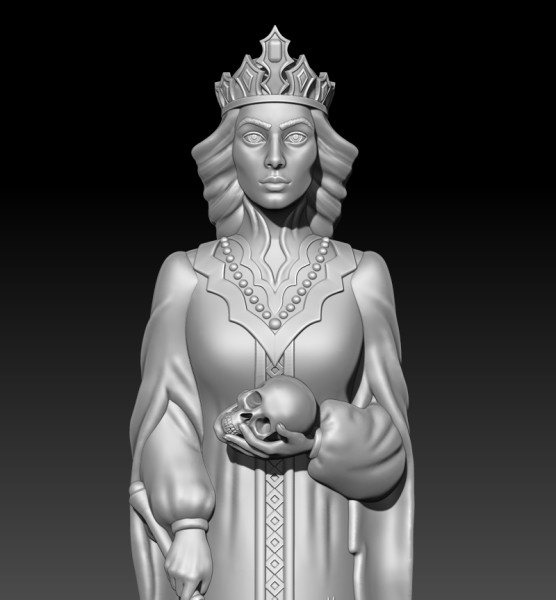 Morena Mara goddess 3D MODEL STL file for 3D printing Modèles 3D en vedette .c4d .max .obj .3ds .fbx .stl .blend 