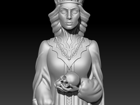 Morena Mara goddess 3D MODEL STL file for 3D printing 3Dプリントモデル