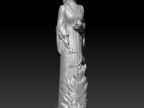 Morena Mara goddess 3D MODEL STL file for 3D printing Modèles 3D en vedette