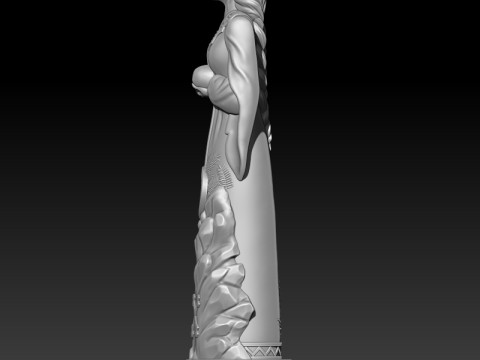 Morena Mara goddess 3D MODEL STL file for 3D printing Modèles 3D en vedette
