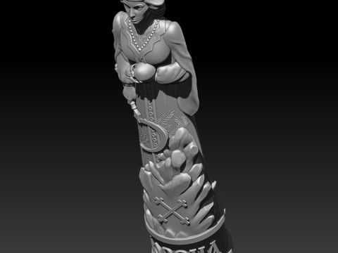 Morena Mara goddess 3D MODEL STL file for 3D printing Modèles 3D en vedette