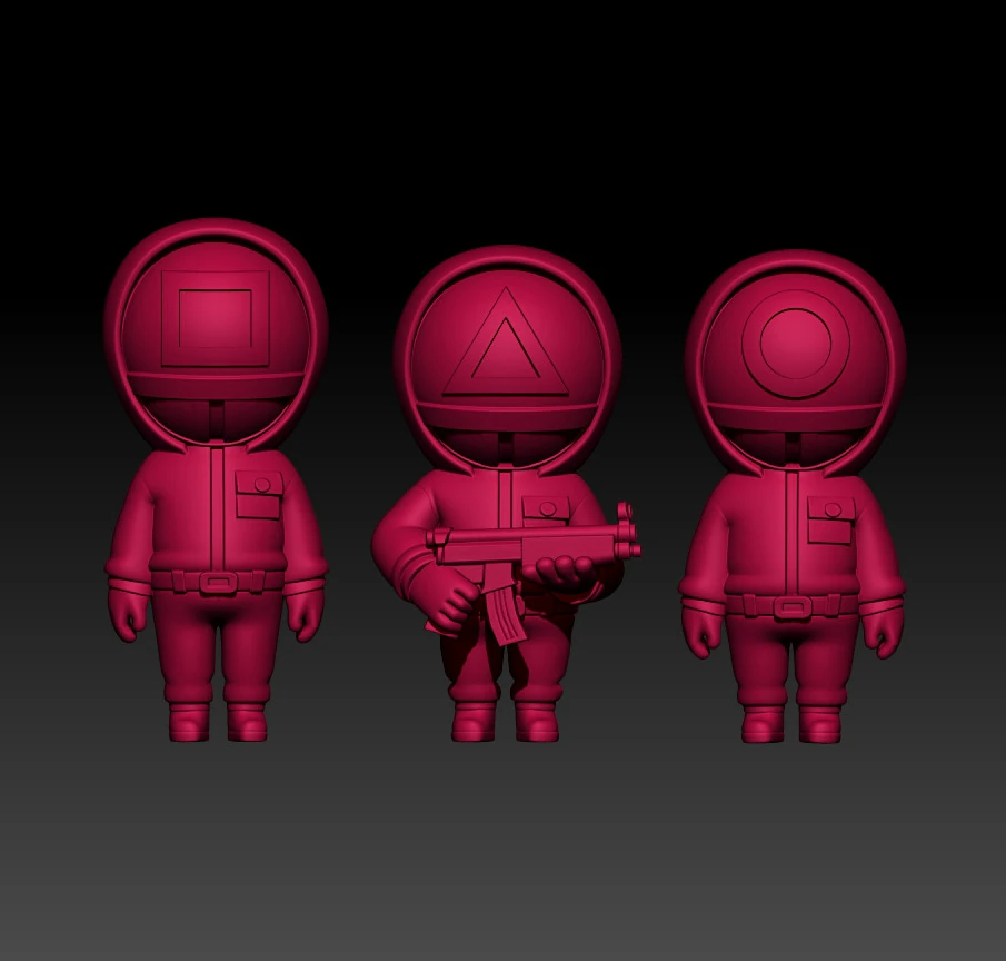 Squid Game Fan Art based on the film 3D MODEL STL file for 3D printing 3D Print Model .c4d .max .obj .3ds .fbx .stl .blend 