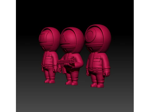 Squid Game Fan Art based on the film 3D MODEL STL file for 3D printing 3D Print Model