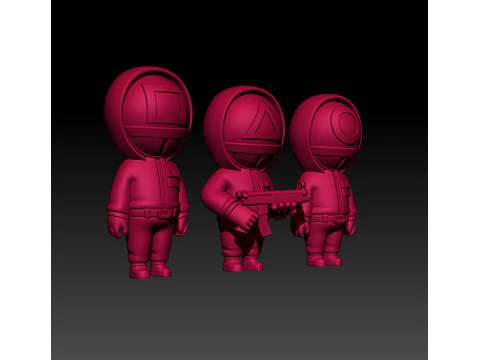 Squid Game Fan Art based on the film 3D MODEL STL file for 3D printing 3D Print Model