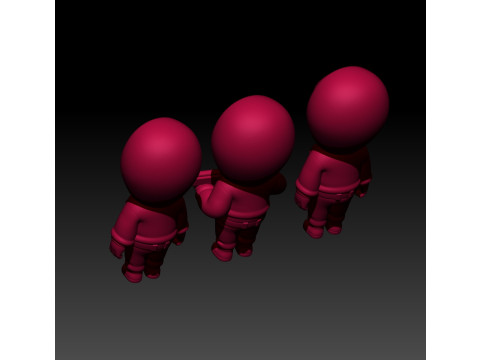 Squid Game Fan Art based on the film 3D MODEL STL file for 3D printing 3D 打印模型