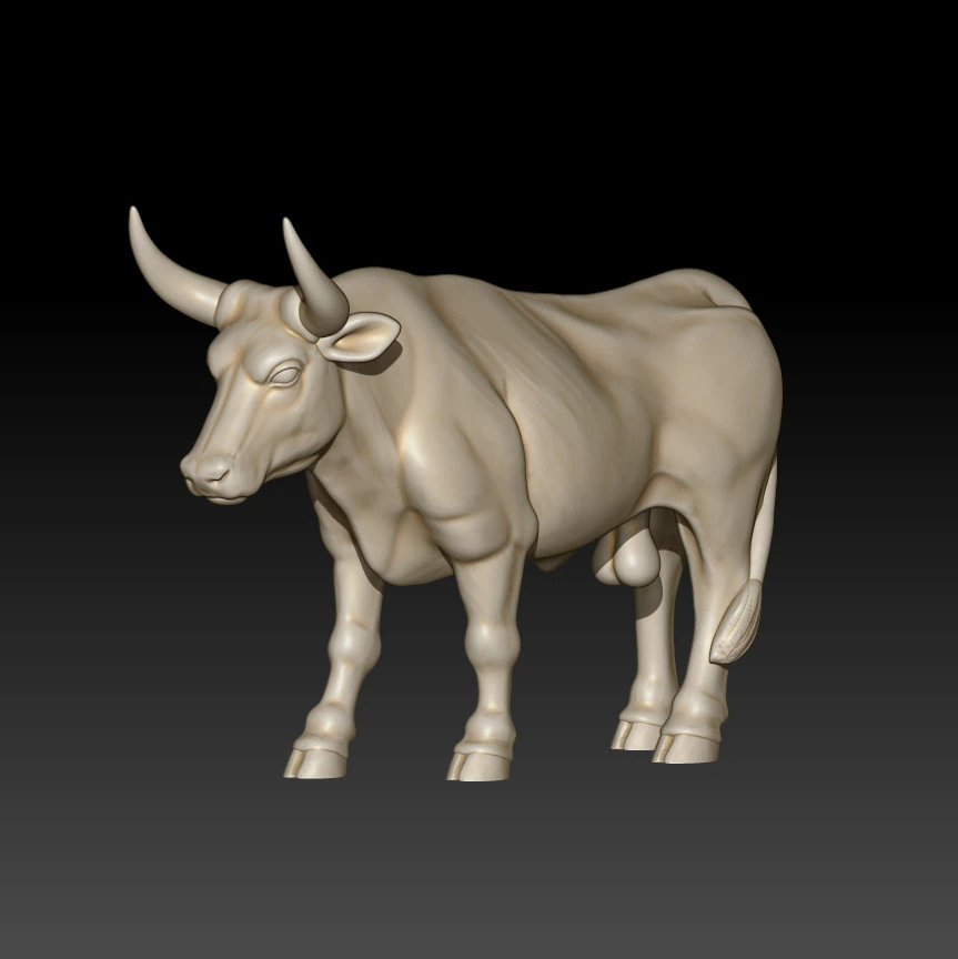 Bull 3D MODEL STL file for 3D Printer 3D Print Model .c4d .max .obj .3ds .fbx .stl .blend