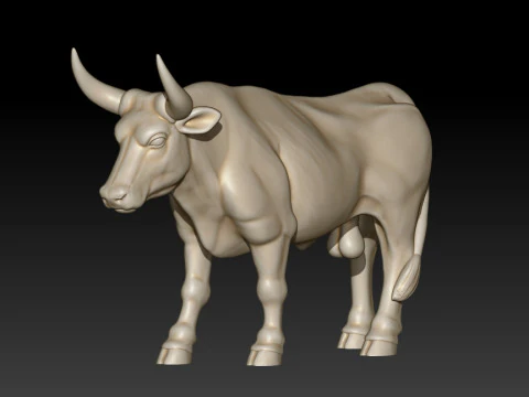 File STL modello 3D Bull per stampante 3D Modello di stampa 3D