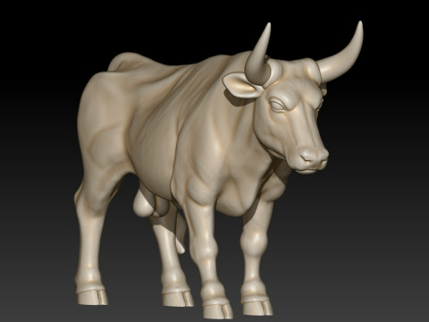 Archivo STL MODELO Bull 3D para impresora 3D Modelo de impresión 3D