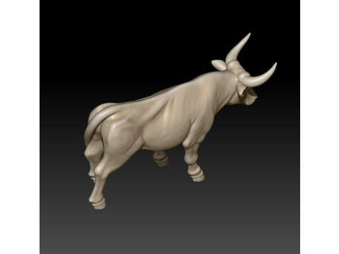 Archivo STL MODELO Bull 3D para impresora 3D Modelo de impresión 3D