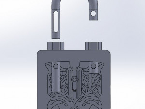 decorative lock mold 3D 打印模型