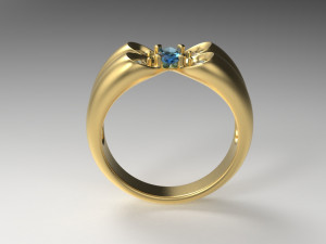 ring - butterfly Modelo 3D