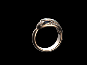 ring - snake 3D मॉडल