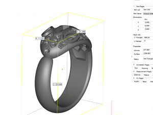 ring - snake 3D मॉडल