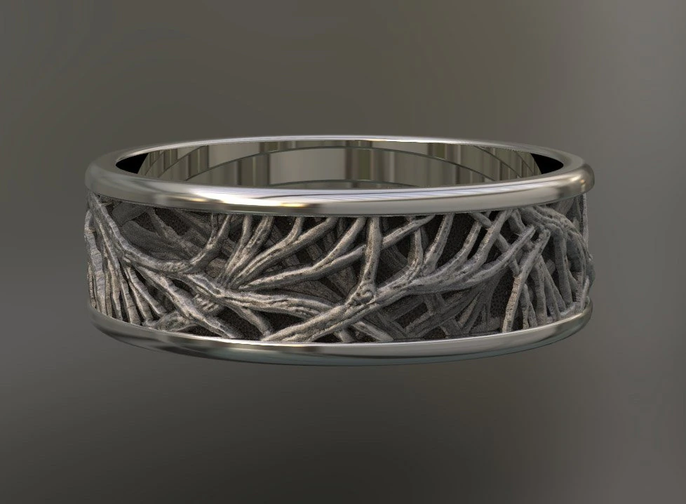 ring - branches 3D Model .c4d .max .obj .3ds .fbx .stl .blend