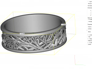 ring - branches 3D Model