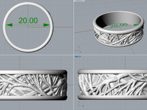 ring - branches 3D Model