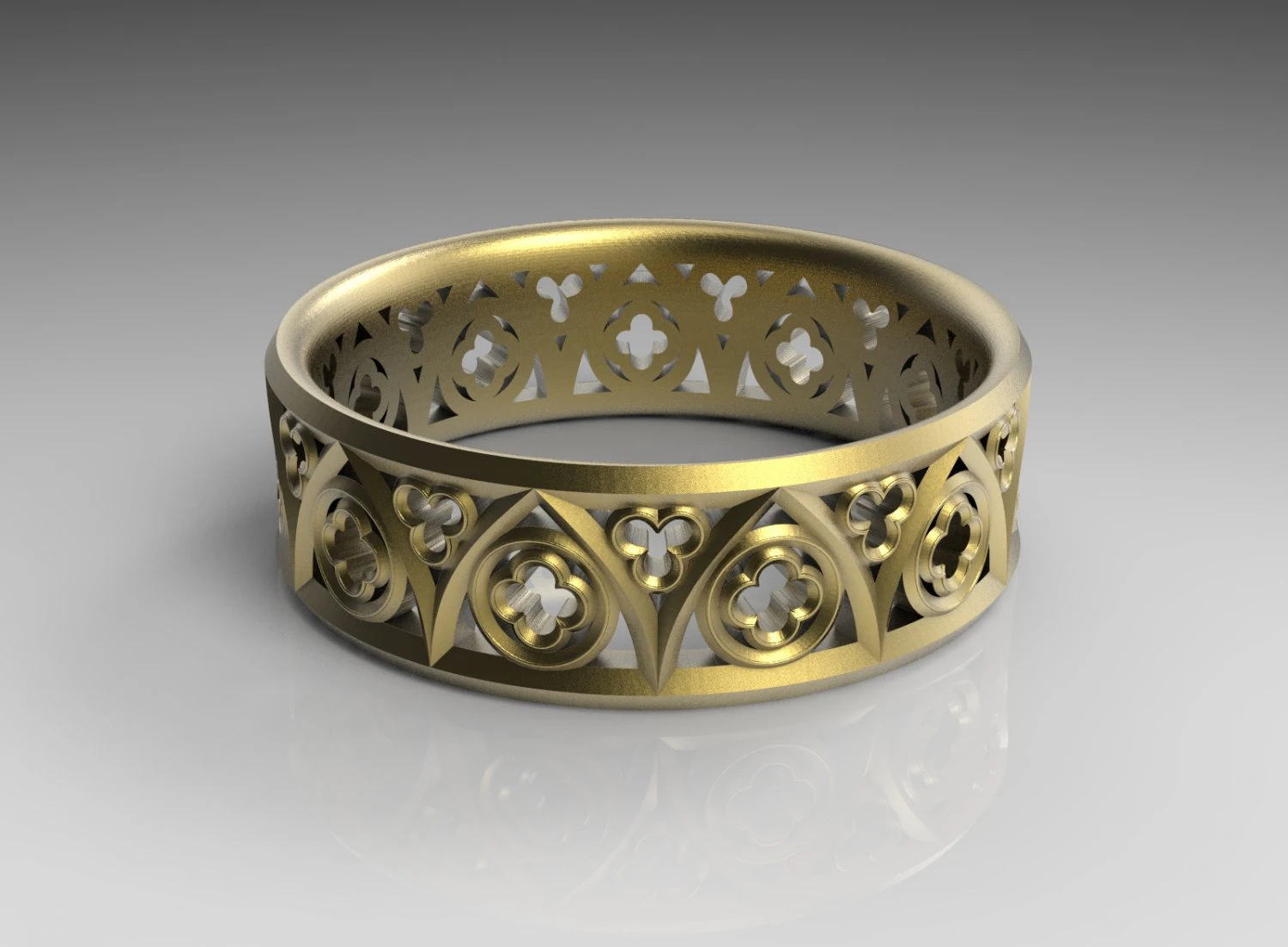 ring - gothic 3D Model .c4d .max .obj .3ds .fbx .stl .blend