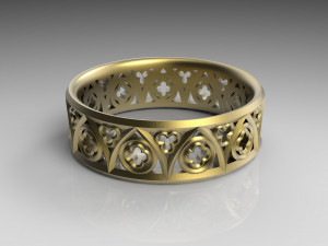 ring - gothic Modelo 3D
