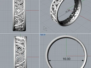 ring - gothic 3D Model