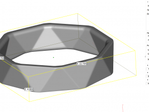 ring - facets Model 3D