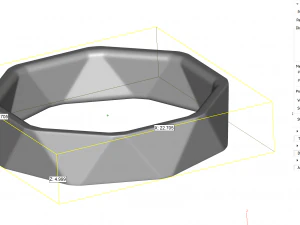 ring - facets 3D Model