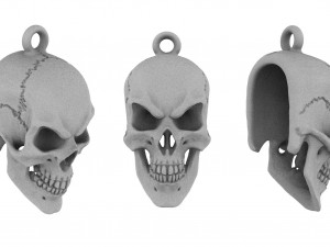 pendant - evil skull 3D Модель