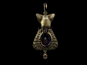 pendant - elephant in the jungle Modelo 3D