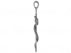 pendant - sword with a snake 3D Model