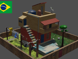 house brazilian 3D Model