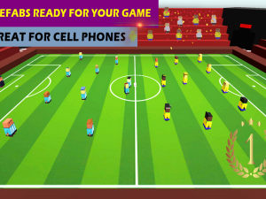 cartoon football lowpoly 3D Model