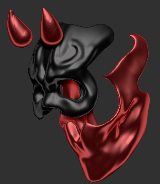maskc devil Modelo 3D .c4d .max .obj .3ds .fbx .stl .blend 