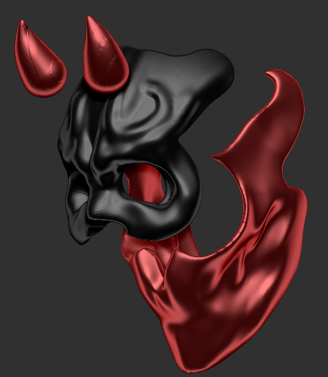 maskc devil 3D Model .c4d .max .obj .3ds .fbx .stl .blend 