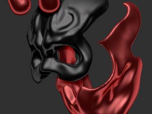 maskc devil Modelo 3D