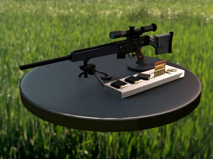fucile di precisione semiautomatico heckler koch psg1 Modello 3D