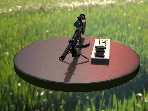 fucile di precisione semiautomatico heckler koch psg1 Modello 3D