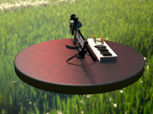 semi- automatic sniper rifle heckler koch psg1 Model 3D