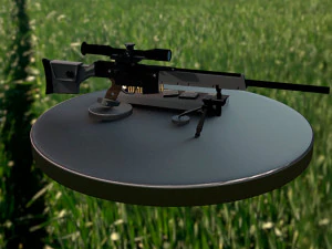 fucile di precisione semiautomatico heckler koch psg1 Modello 3D