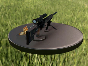 fucile di precisione semiautomatico heckler koch psg1 Modello 3D