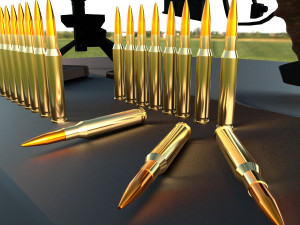 semi- automatic sniper rifle heckler koch psg1 Model 3D