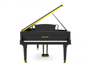 grand piano 3D Модель