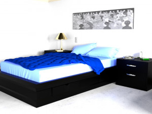 bed 3D मॉडल