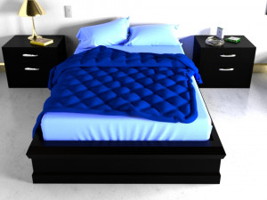 bed Modèle 3D