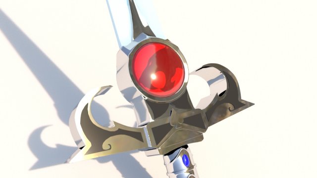 sword of omens eye of thundera 3D मॉडल .c4d .max .obj .3ds .fbx .stl .blend 