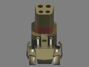 metal slug - m-15a bradley 3D Model