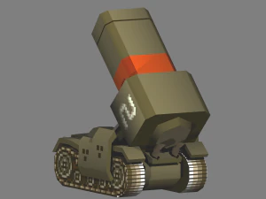 metal slug - m-15a bradley 3D Model