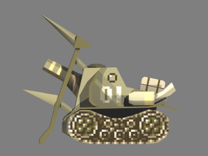 metal slug - t-2b melty honey 3Dモデル